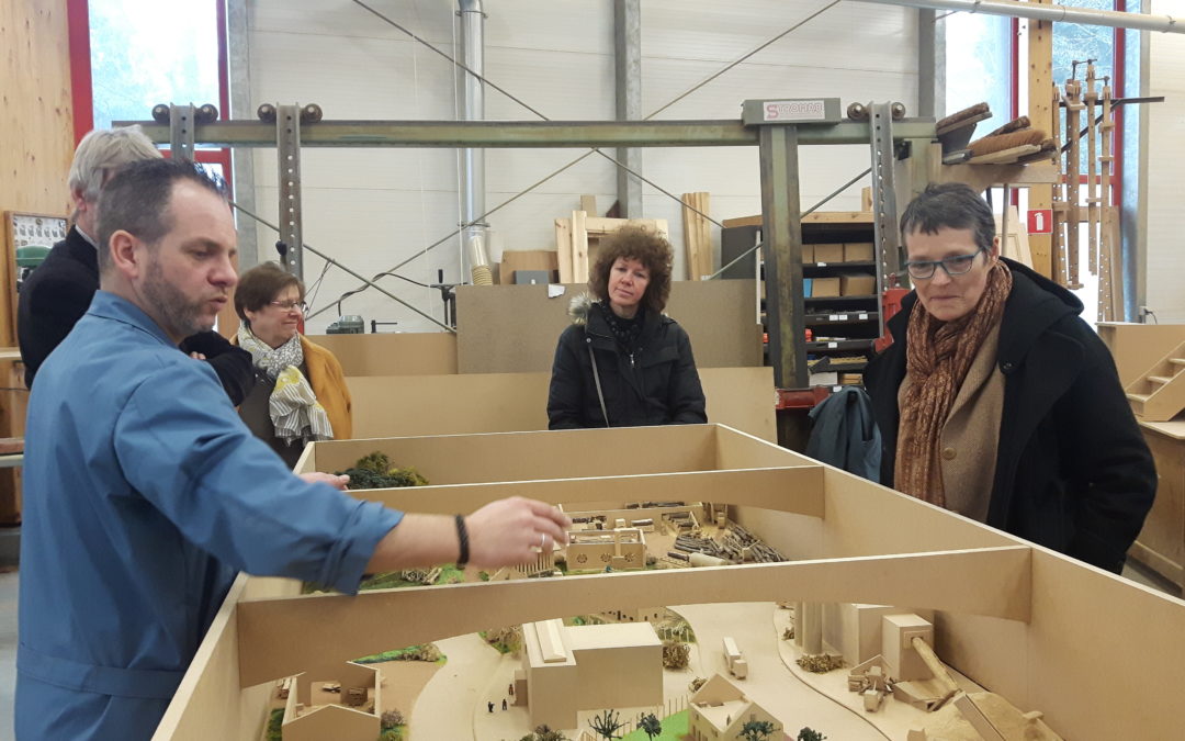 Hélène Ryckmans a visité le CEFA de Court-St-Etienne