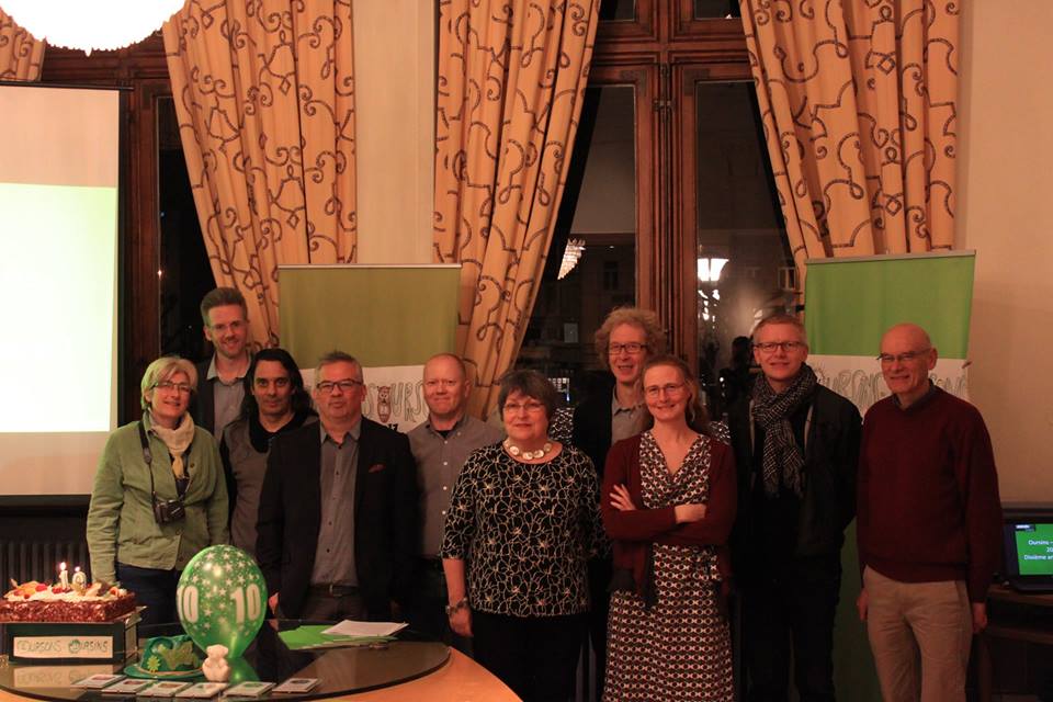 Stéphane Hazée assiste à la remise des 10èmes Oursins et Oursons à Andenne