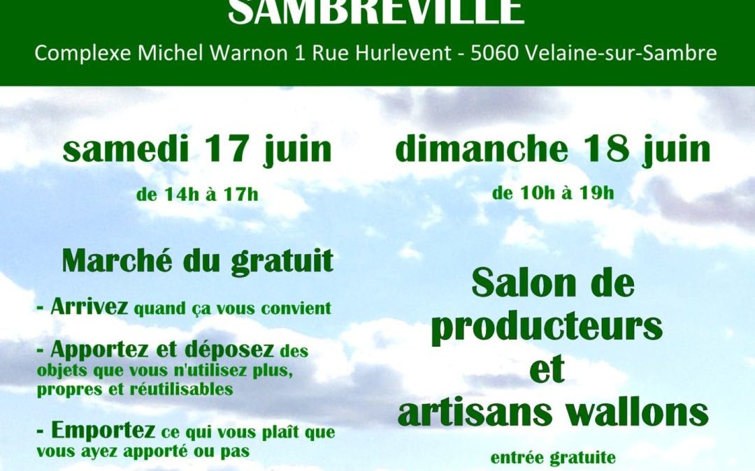 Stéphane Hazée prend part aux Journées vertes à Sambreville