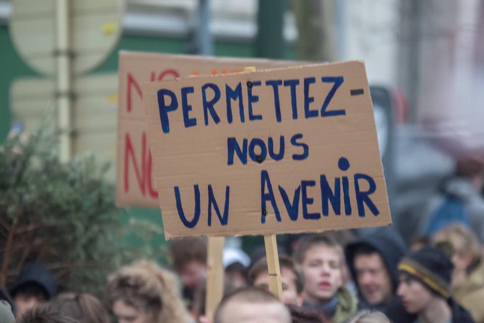 Youth for Climate au Parlement de Wallonie: il est criminel d’attendre encore!